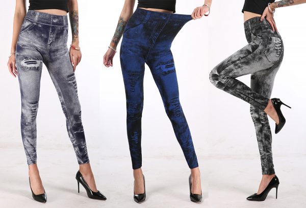 77% korting - Jeans legging met wassing