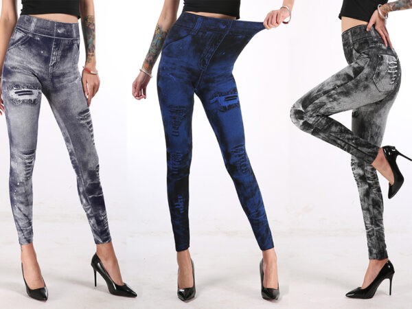 77% korting - Jeans legging met wassing