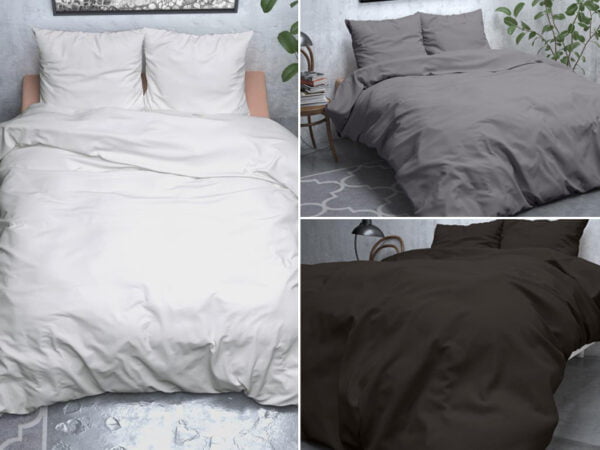 Flanellen beddengoed met 75% korting