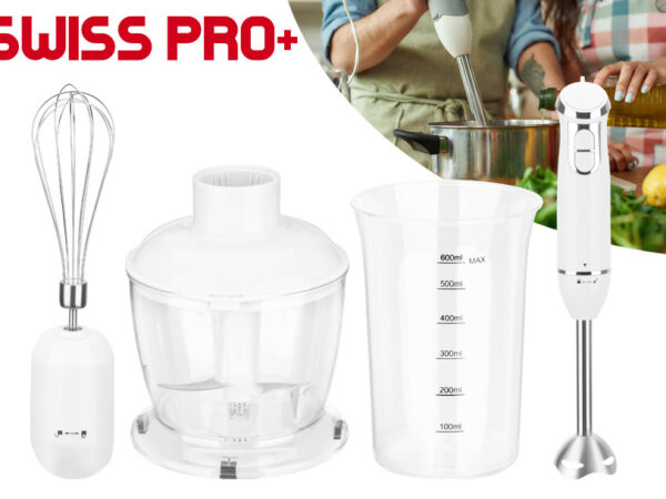 Swiss Pro+ staafmixerset 3-in-1