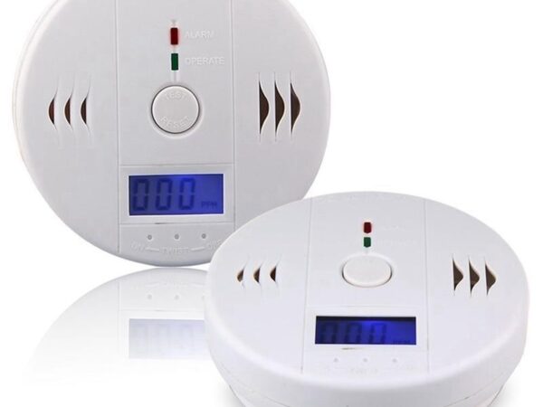 2x Koolmonoxidemelder en koolmonoxide meter
