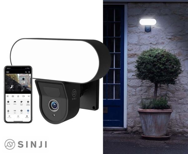 Sinji Smart Floodlight Camera - Beveilig Je Huis Met Bewegingsdetectie En F ...