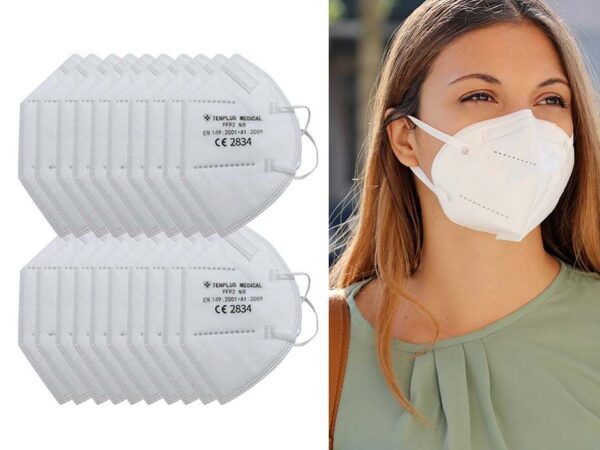 Set Van 20 FFP2 5-laagse Mondmaskers - Door Experts Aanbevolen! ...