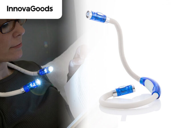 InnovaGoods Ledleeslamp voor de Nek
