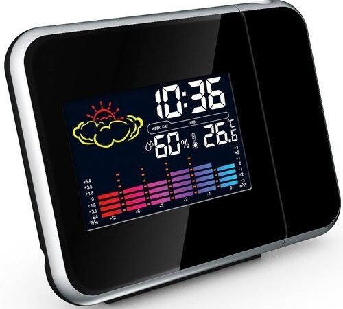 Weerstation / wekker met tijdprojectie