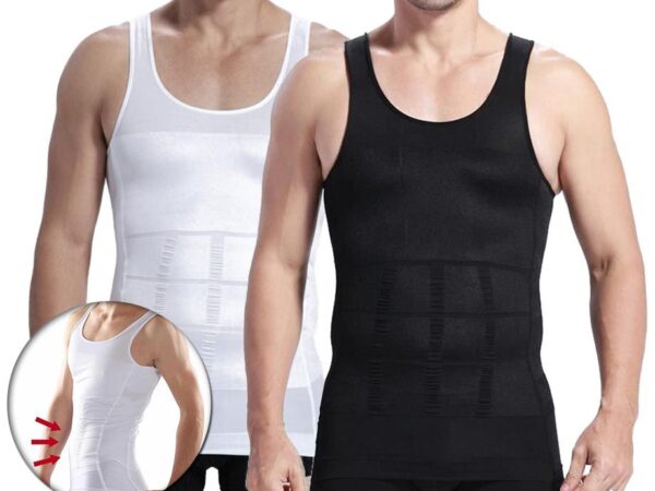 Slim Shirt Voor Mannen - Buik Ondersteunen