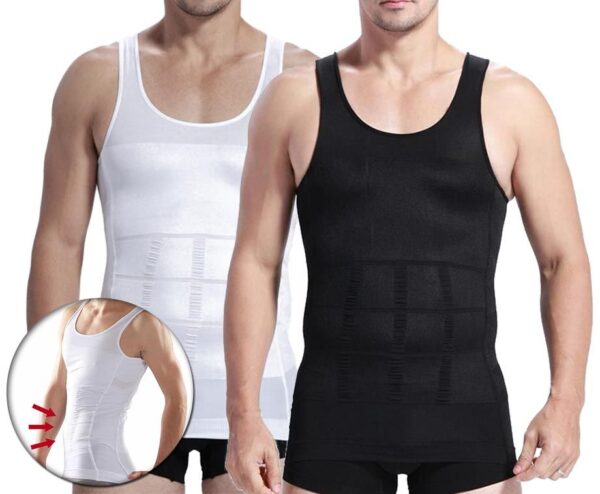 Slim Shirt Voor Mannen - Buik Ondersteunen