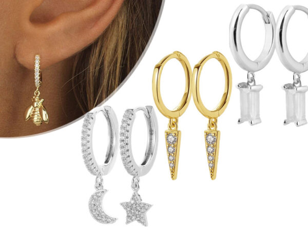 Oorbel ringen met korting