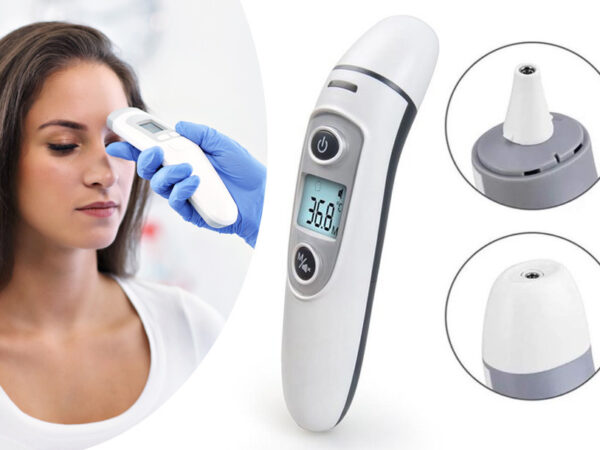 Voorhoofd- en oorthermometer met 55% korting