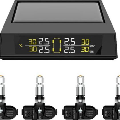 Draadloos Solar Bandenspanning Controlesysteem