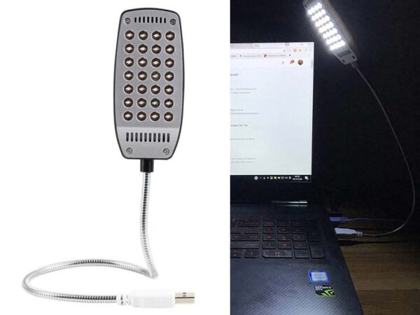Flexibele LED Lamp Zwart - Werkt Met Alle USB Apparaten! ...