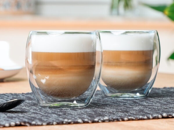 Dubbelwandige Cappuccino Glazen - Set van 2 - 250ml