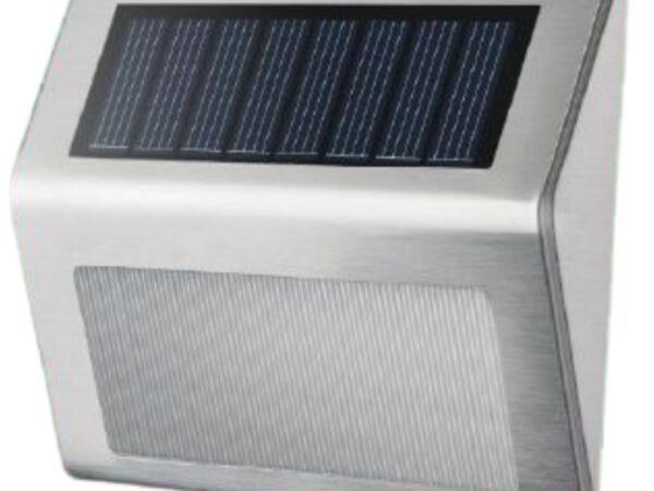 LED Wandlamp Solar - RVS - IP44