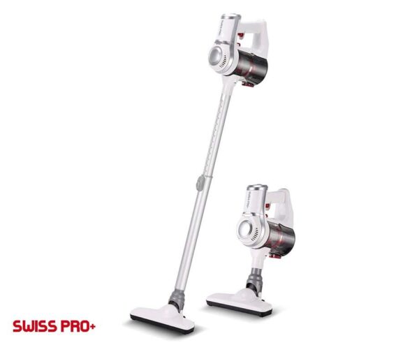 Swiss Pro Draadloze Accustofzuiger Wit - Met Krachtig Cycloonsysteem! ...
