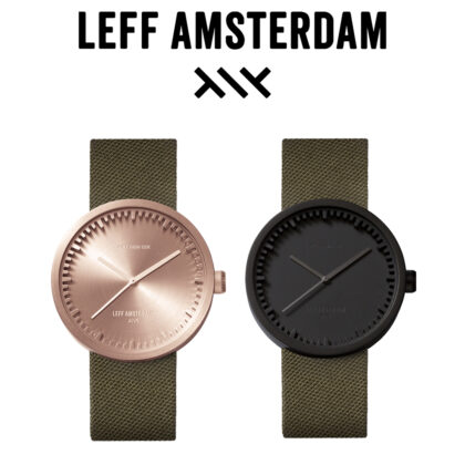 LEFF Amsterdam horloge tube watch D38 groene band