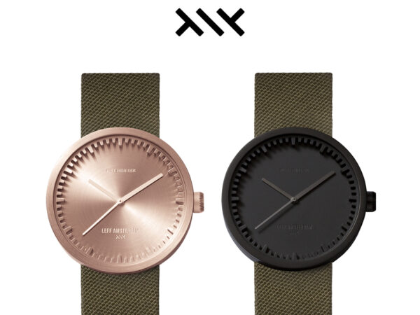 LEFF Amsterdam horloge tube watch D38 groene band