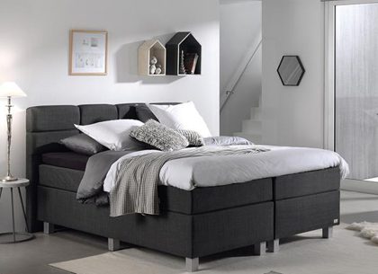 Luxe boxspring van Italiaans design