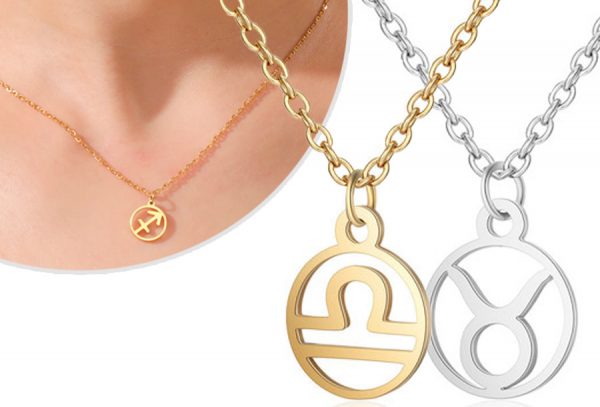 Ketting met sterrenbeeld hanger in de sale