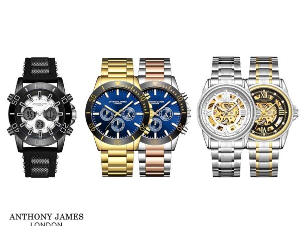Anthony James Herenhorloge - Verkrijgbaar In Diverse Kleuren En Modellen! ...