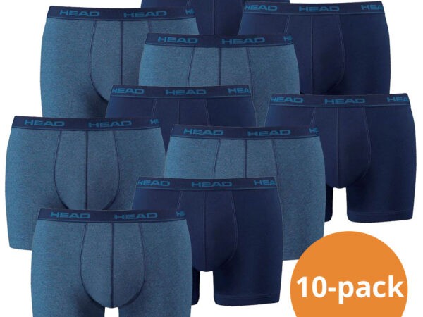 HEAD Boxershorts Basic 10-pack Blue Heaven