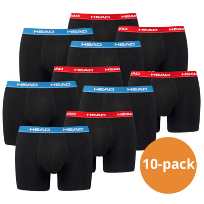 HEAD Boxershorts Basic 10-pack Red/Blue