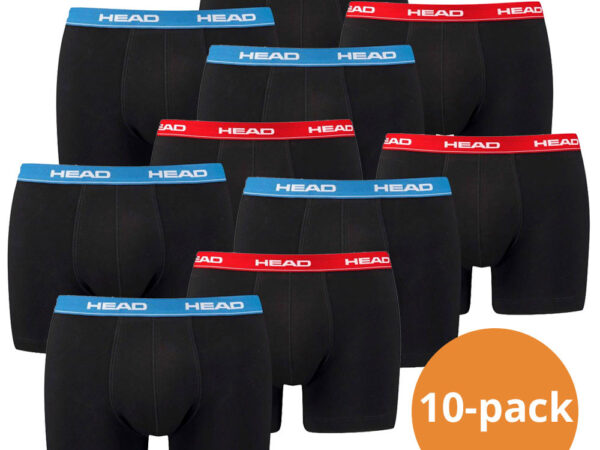 HEAD Boxershorts Basic 10-pack Red/Blue