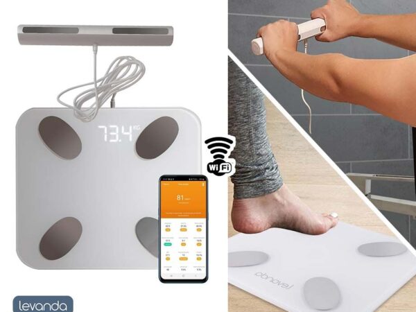 Levanda Slimme Weegschaal Met Handsensor - Nauwkeurige Lichaamsanalyse! ...