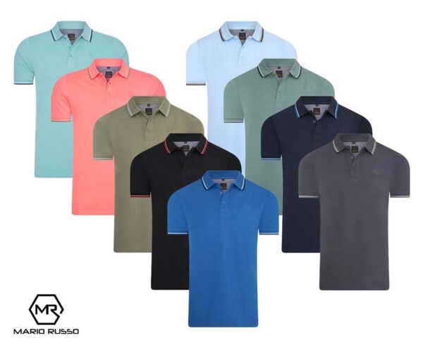 Mario Russo Polo - Verkrijgbaar In 9 Kleuren! ...