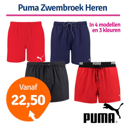 Dagaanbieding Puma Zwembroeken - Diverse modellen en kleuren