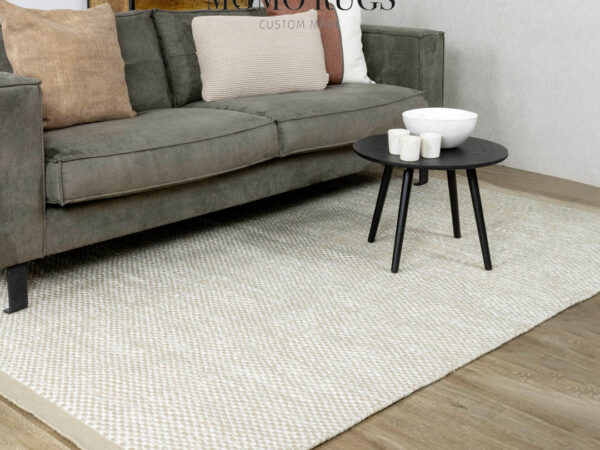 MOMO Rugs Vloerkleed Vaasa camel/wit