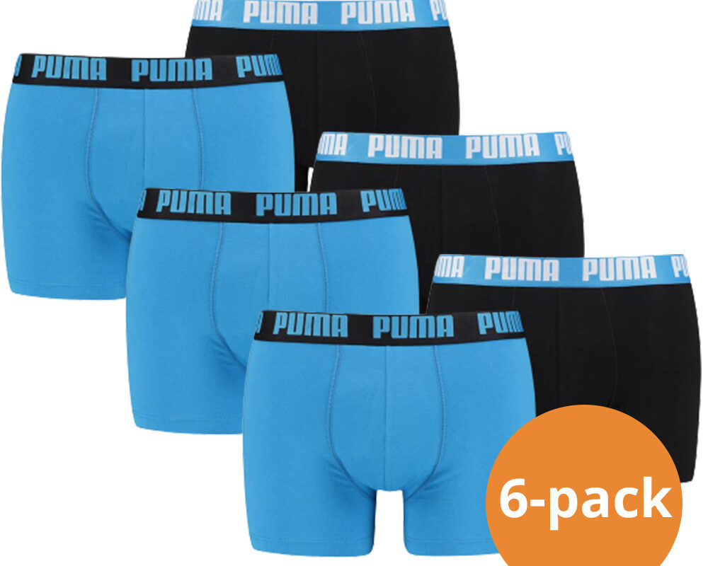 Puma Boxershorts Basic 6-pack Spring Break Blue Combo