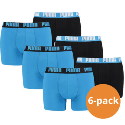 Puma Boxershorts Basic 6-pack Spring Break Blue Combo