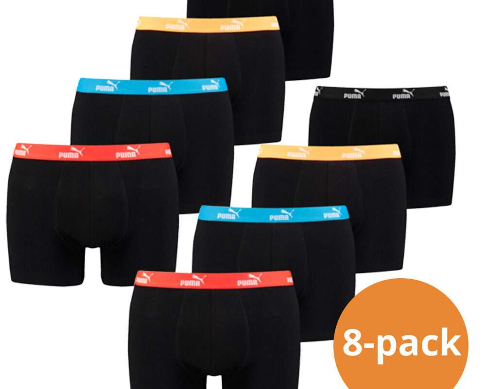 Puma Boxershorts Promo Solid 8-pack Multi Combo