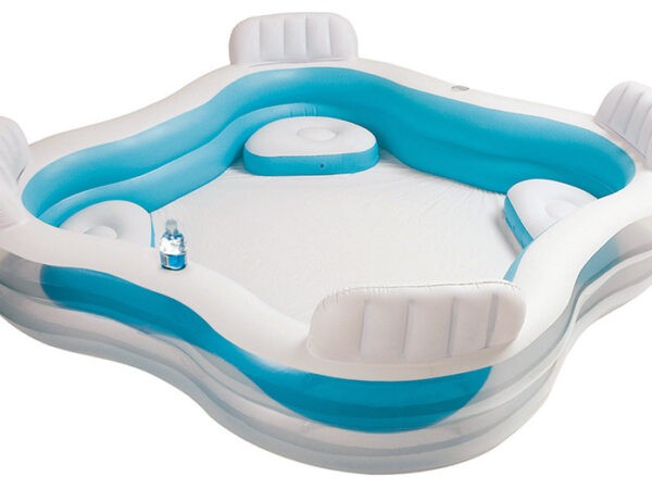 Intex Zwem/ lounge bad met vier stoeltjes