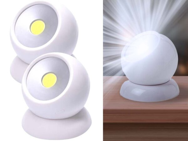 2-Pack Felle 360 Lampen - Met Magnetische Houder! ...