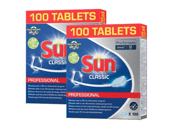 Sun Classic Vaatwastabletten - 200 Wasbeurten