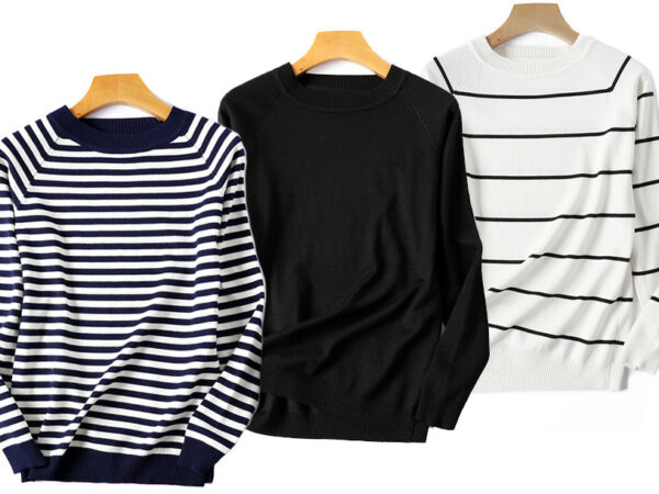 Striped trui voor dames met korting
