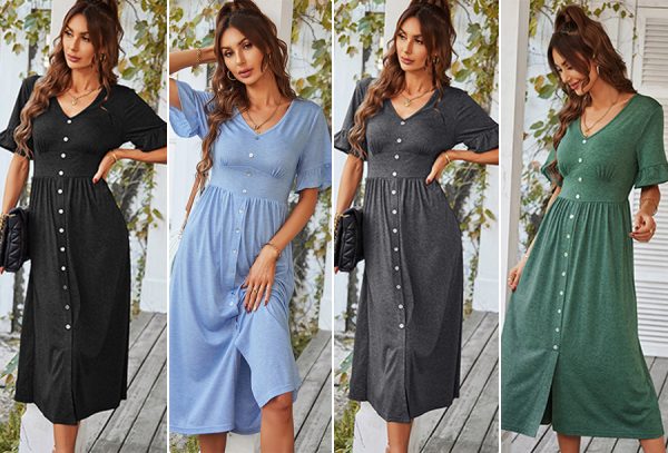 Comfy zomerjurk voor dames met korting