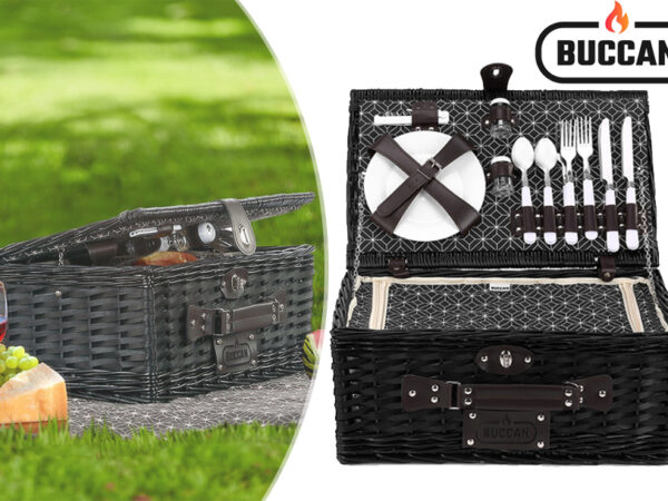 Buccan complete picknickmand met korting!