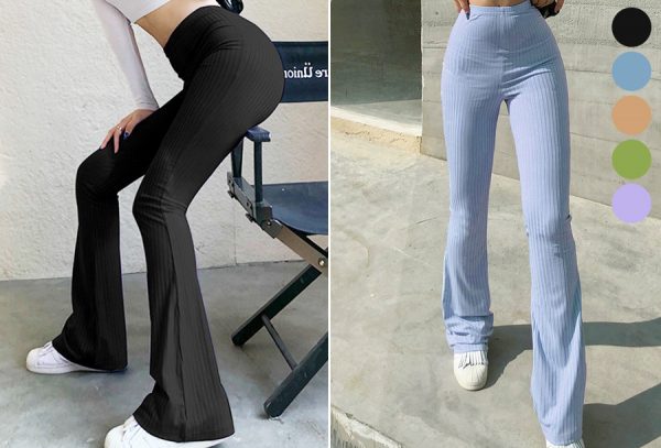 Flared pants voor dames met korting!