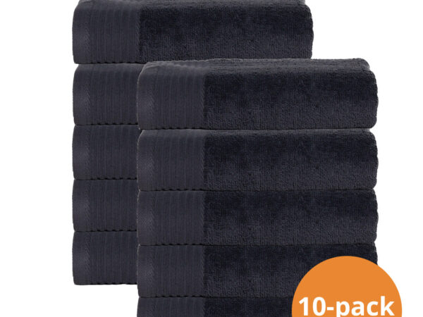 The One handdoek 50x100 antraciet 10 stuks