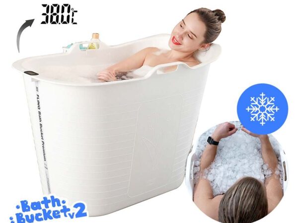 Bath Bucket Premium V2 - Een Handig Formaat (IJs)Bad Voor Volwassenen! ...