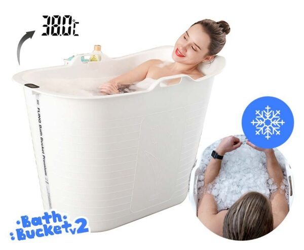 Bath Bucket Premium V2 - Een Handig Formaat (IJs)Bad Voor Volwassenen! ...