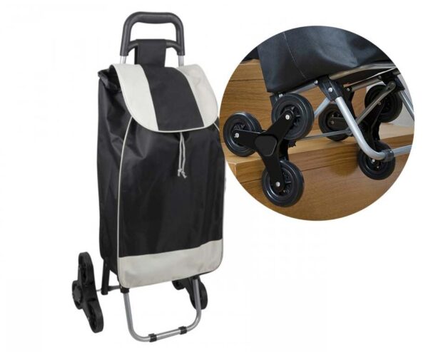 Boodschappentrolley 30L - Met Unieke Wielen Voor Trappen En Drempels! ...