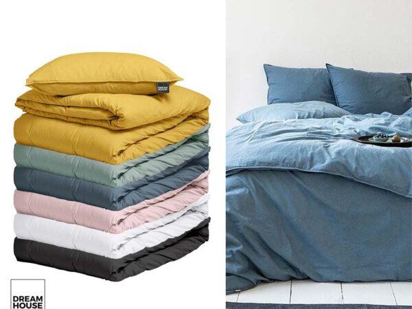 Dreamhouse Luxe Stonewashed Katoenen Dekbedovertrek - In 9 Frisse Kleuren! ...