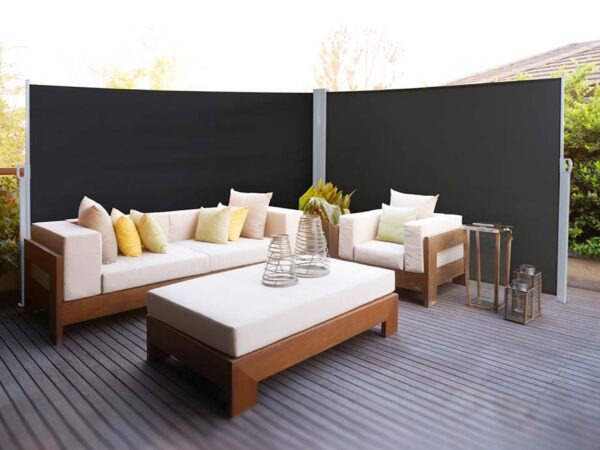Dubbel Uittrekbaar Windscherm 6 Meter - Nooit Meer Last Van Wind! ...