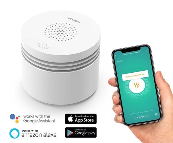 Hyundai Home Smart Wifi Rookmelder - Ontvang Een Melding Bij Nood! ...