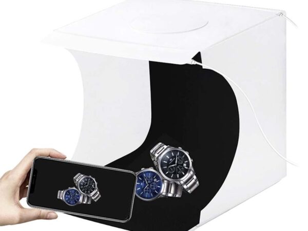 Opvouwbare Fotostudio Met LED Verlichting - Met Witte