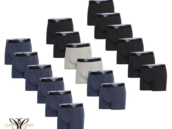 6-Pack Luxe Cappuccino Boxers - 2 Kleurensets Verkrijgbaar! ...