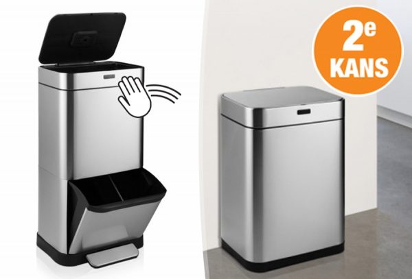 Stijlvolle prullenbakken in de aanbieding